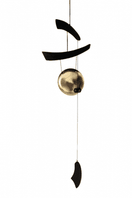 Windgong Zen mit flacher Metallscheibe
