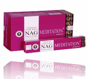 Räucherstäbchen Golden Nag Meditation (12 Packungen)