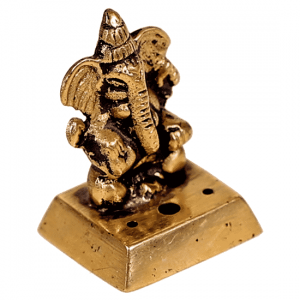Räuchergefäß Ganesha aus Messing