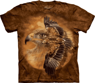 T-Shirt Mountain Artwear Tawny Eagle (Größe M)