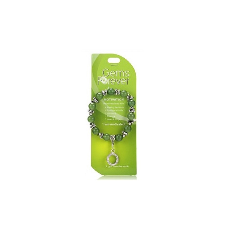 Edelstein Mode Armband Aventurin grün (Modell 19)
