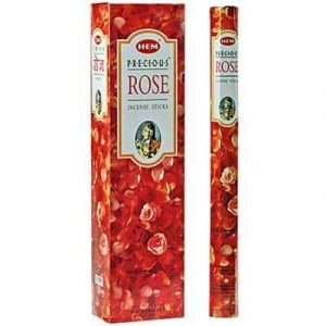 HEM Räucherstäbchen Precious Rose (Extra Lang - 6 Packungen mit 10 Stäbchen)