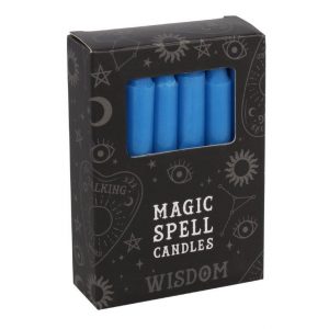 Magic Spell Kerzen Weisheit (Blau - 12 Stück)