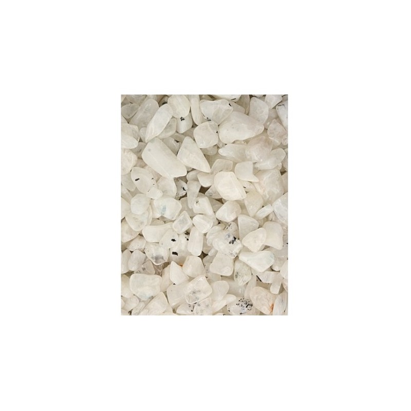 Trommelsteine Mondstein Regenbogen (5-10 mm) - 100 Gramm
