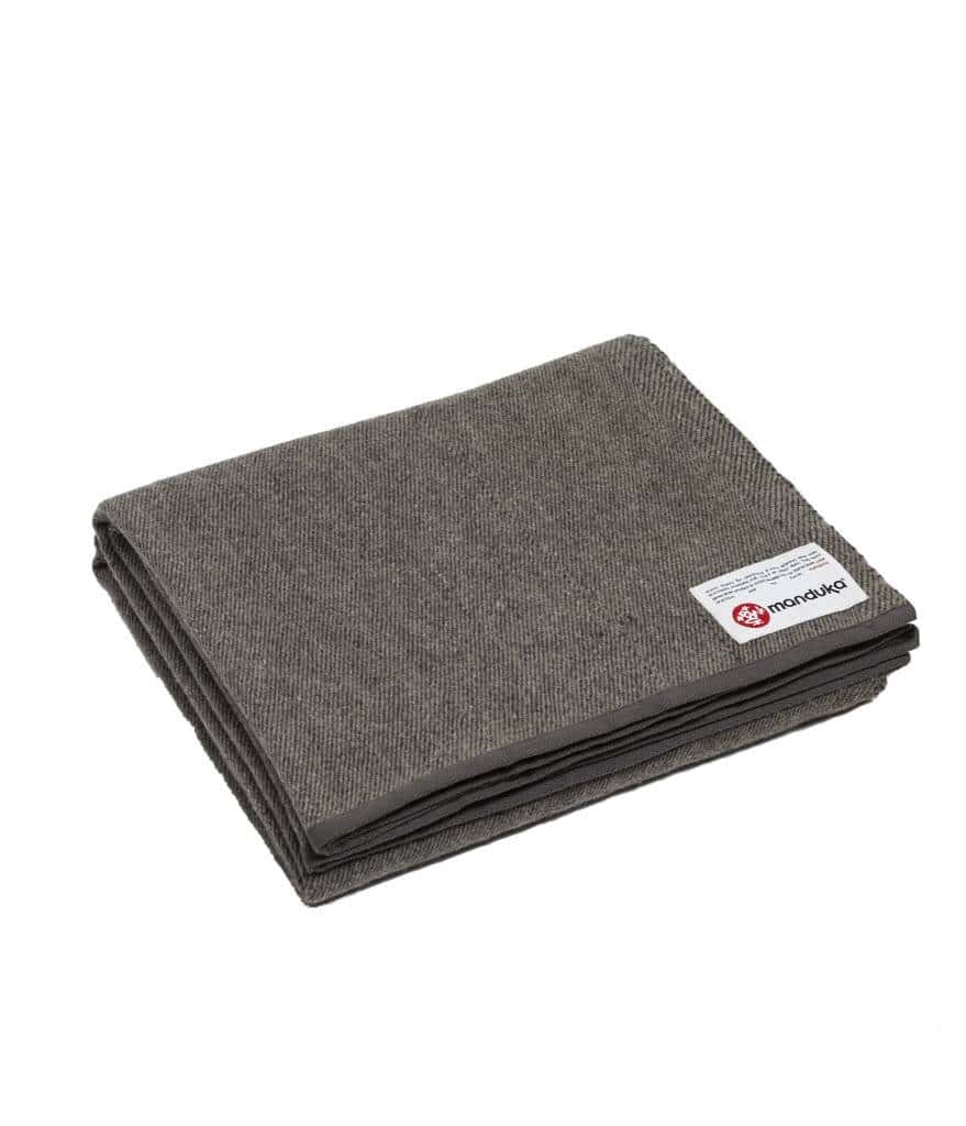 Manduka Wolldecke (recycelt) - Sediment - Grau - 208 x 152 cm