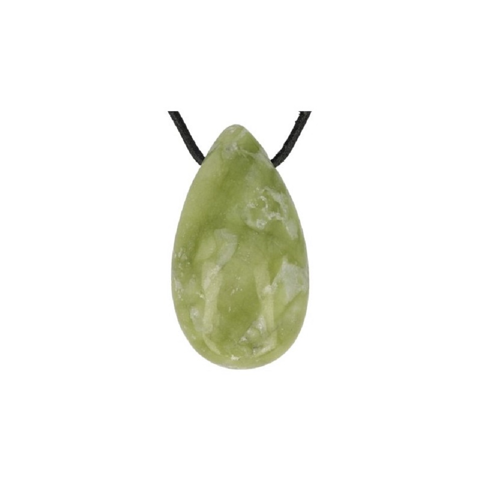 Tropfen Anhänger Serpentin
