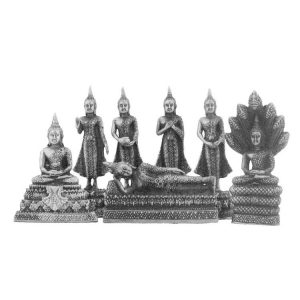 Statuetten Geburtstags Buddha (7er-Set)