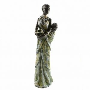 Afrikanische Frau 30cm aus Polystone