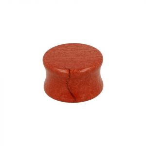 Ohr Plug Flesh Tunnel Jaspis Rot (20 mm)
