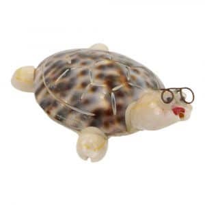 Magnet Schildkröte aus Muscheln (7 x 5 cm)