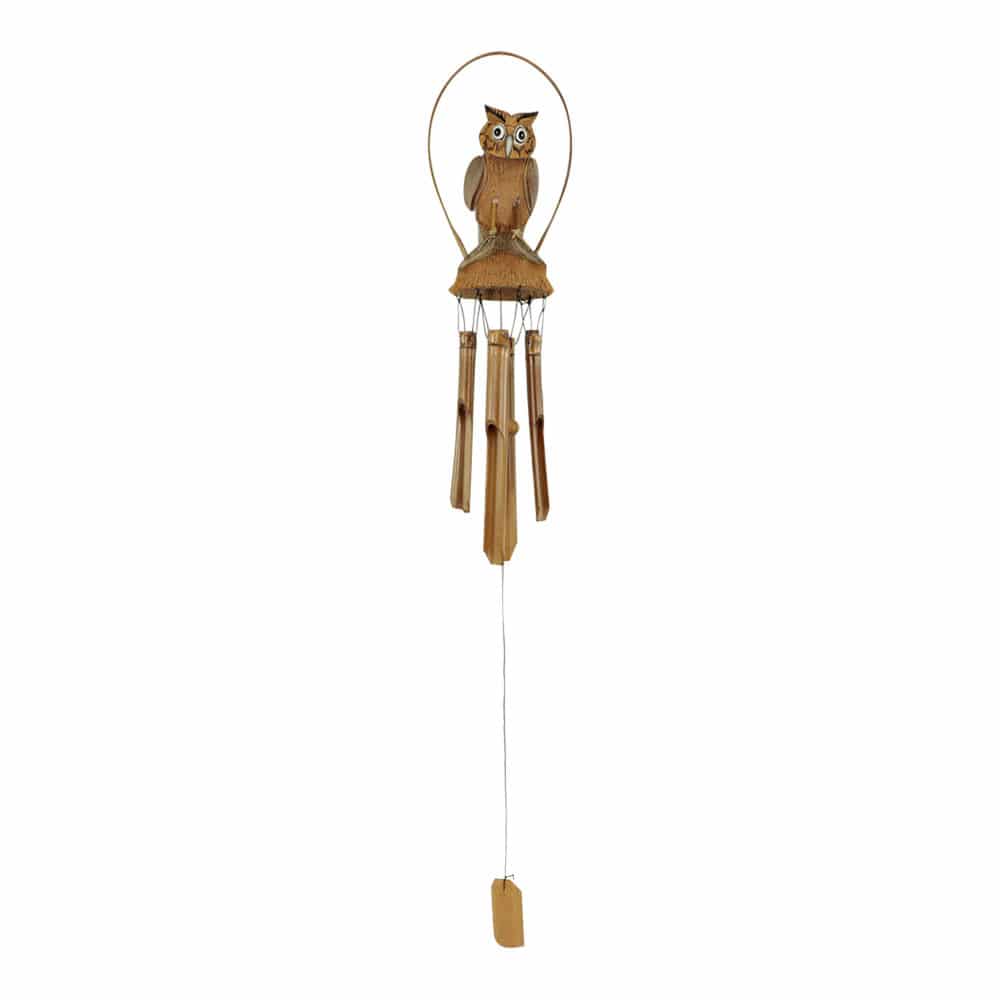Windspiel Kokosnuss Eule