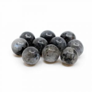 Edelstein Lose Perlen Labradorit - 10 Stück (6 mm)