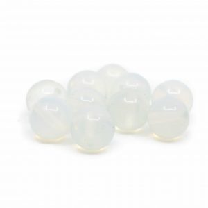 Edelstein Lose Perlen Opalit - 10 Stück (10 mm)