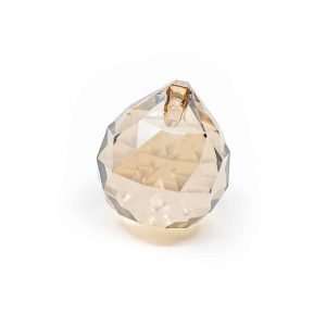 Regenbogen-Kristallkugel Champagner (30 mm)