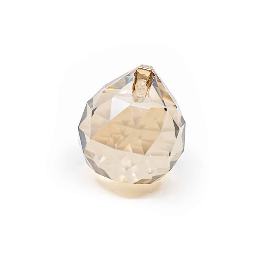 Regenbogen-Kristallkugel Champagner (30 mm)