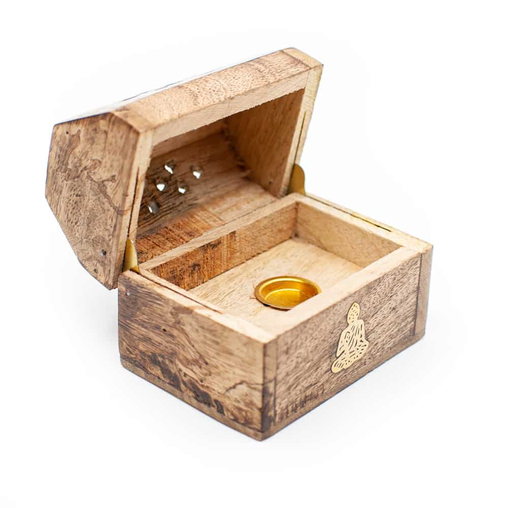 Räucherkegel Brenner Buddha Mini