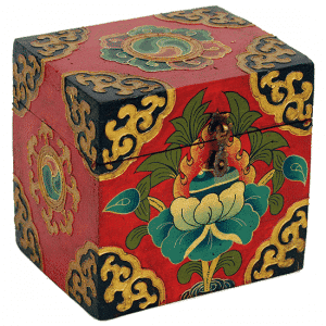 Schatzkiste Tibetisch (15 x 12 x 12 cm)