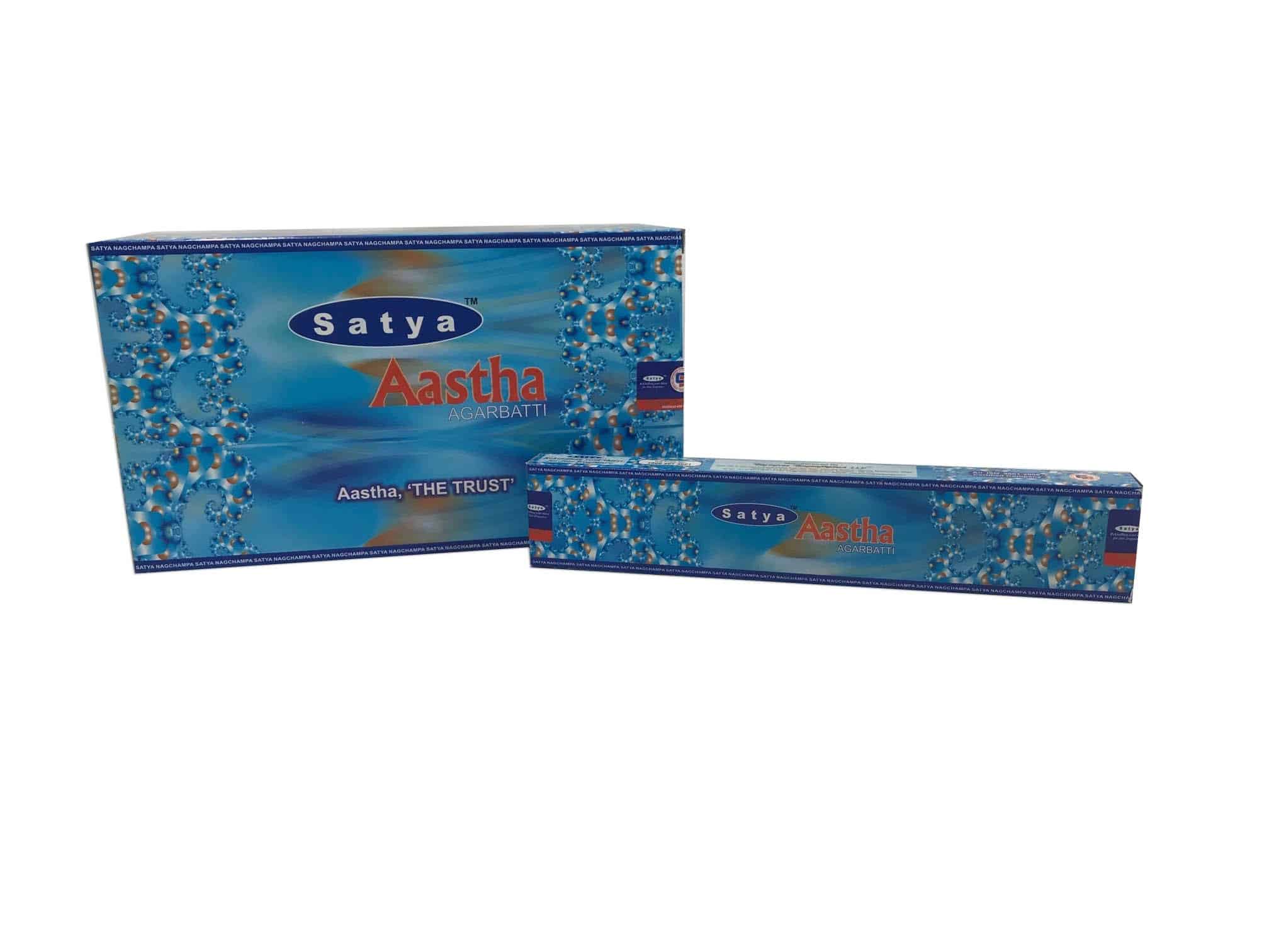 Satya Weihrauch Aastha (12 Packungen à 15 Gramm)