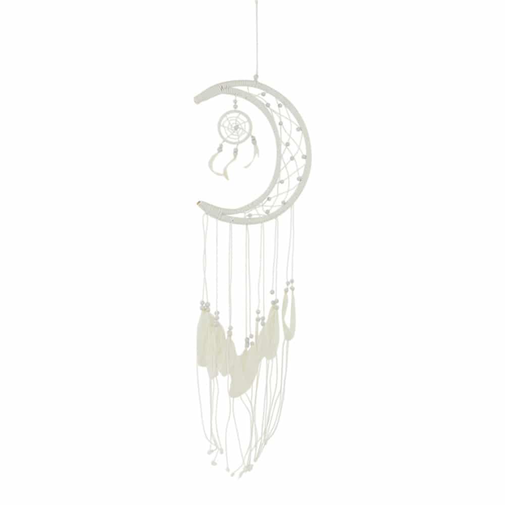 Traumfänger Weißer Mond (96 x 23 x 1 cm)