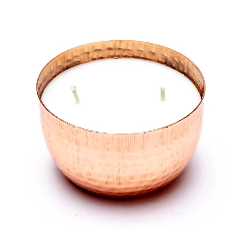 Tridosha Lavendel Zitronengras 2 Docht Duftkerze im Glas (200 Gramm)
