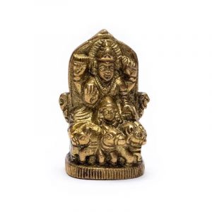 Hindu-Statue Sonntag Gott Surya -- 5.1x3.3cm