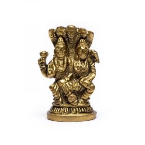Hindu-Statue Donnerstag Gott Vishnu -- 5.5x3.5cm