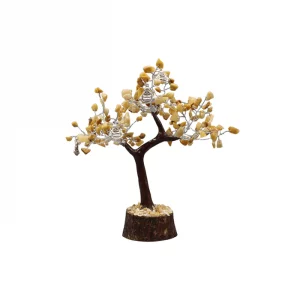 Edelsteinbaum Gelbes Jade-Glück - 15 cm
