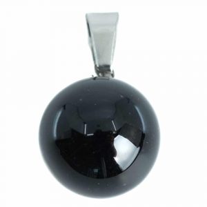 Edelstein-Anhänger Obsidian Kugel