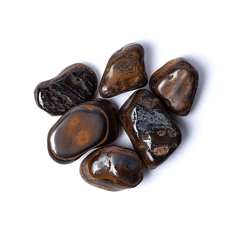 Tigerauge-Trommelsteine Güteklasse A - ±500g; ±4-6cm