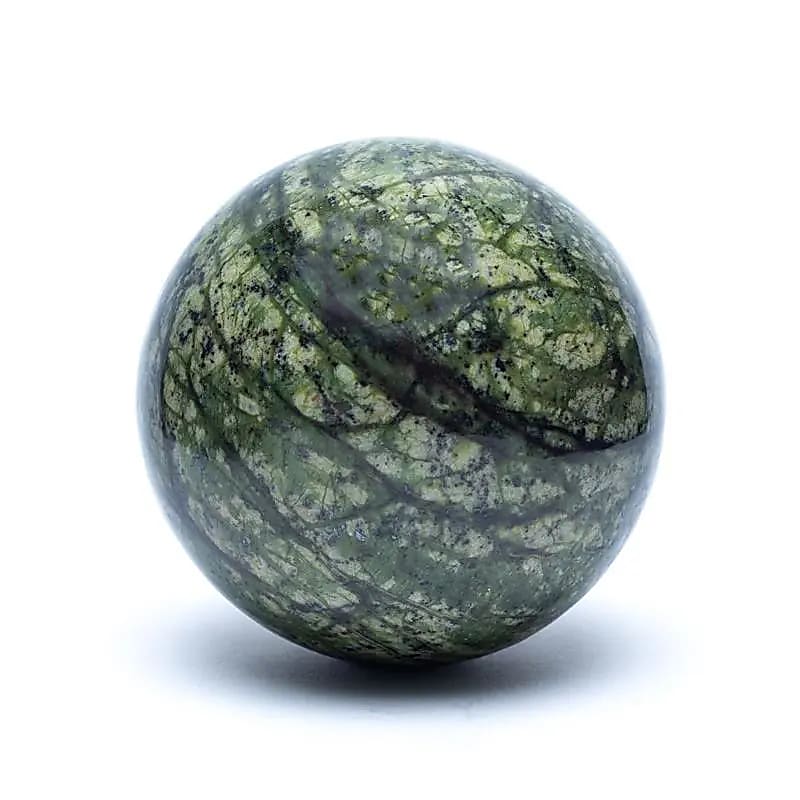 Grüne Serpentin-Kugel - 5cm