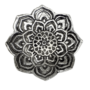 Räucherstäbchenhalter Mandala Silber Antique Finish