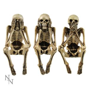 Drei weise Skelette 10cm