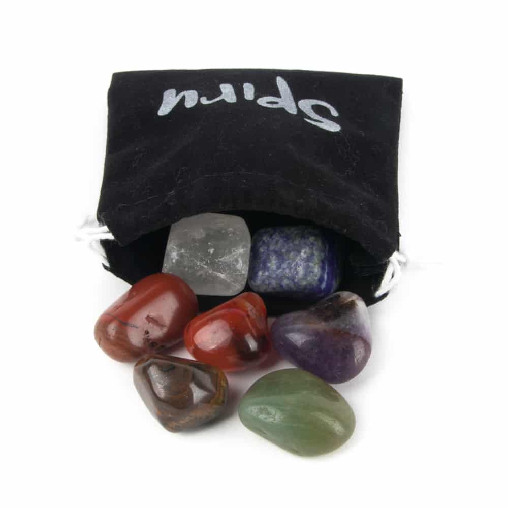 Chakra-Edelstein-Set Spiru