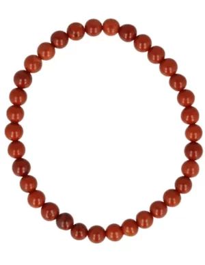 Jaspis rote Perlen Kinderarmband 4 mm